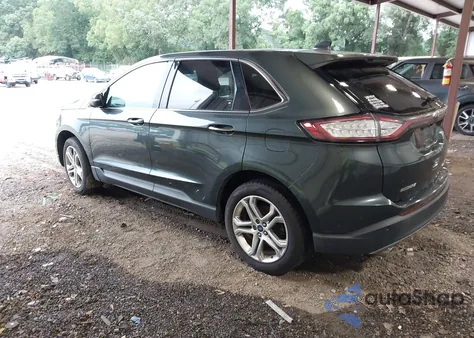 2015 Ford Edge Titanium из США, поврежденный, VIN 2FMTK3K86FBB50628